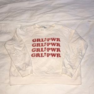 Rebecca Minkoff exclusive girl power pullover